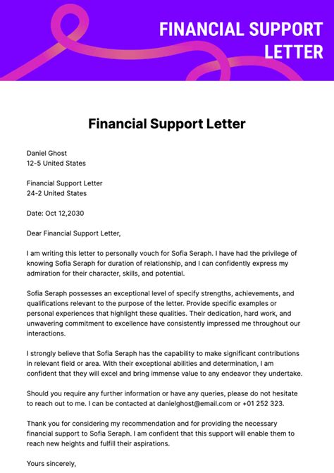 letter for financial support for student|How to Write a Financial Assistance Letter: Examples .